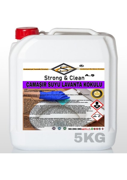 Çamaşır Suyu Lavanta Kokulu 5 kg