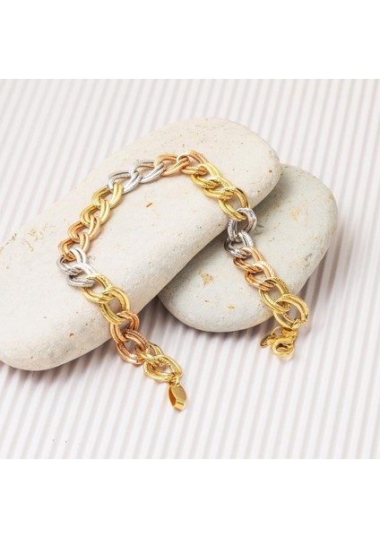 14 Ayar Altın Halka Trend Bileklik fırsatları