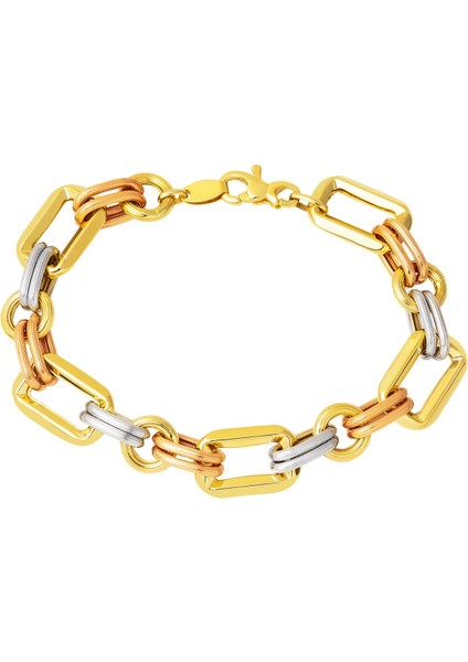 14 Ayar Altın Versace Zincir Bileklik