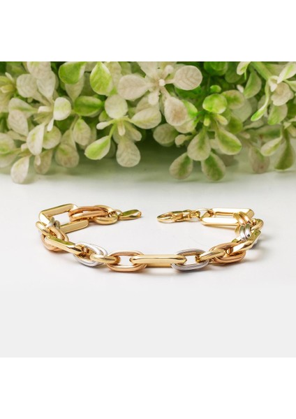 14 Ayar Altın Versace Zincir Bileklik indirimleri