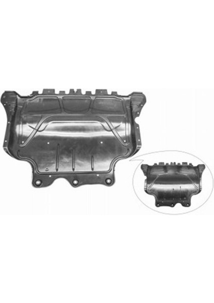 Audı Q2 Motor Alt Koruma Plastik 2017- 3Q0825236E