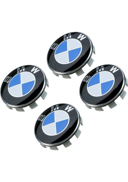 Bmw Araba Jant Göbeği Kapartmalı Kapak Seti (4 Adet)