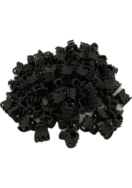 Mini Mandal Toka Siyah Renk 100 Adet 1,2 cm