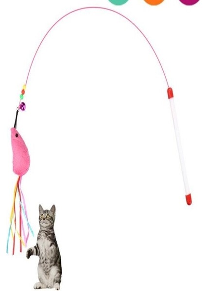 Kedi Olta Oyuncağı Çıngıraklı Ipli