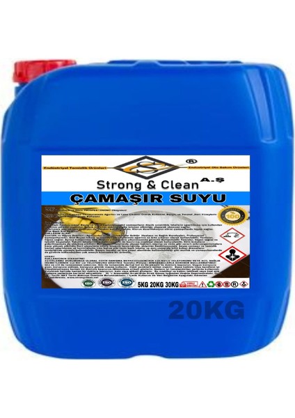 Çamaşır Suyu Klorlu 20 kg