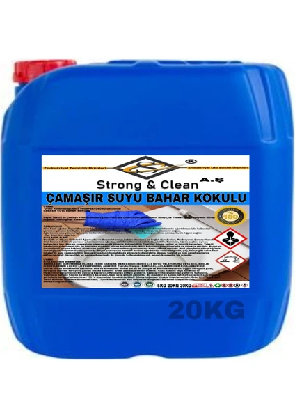 Strong & Clean Çamaşır Suyu Bahar Kokulu 20 kg