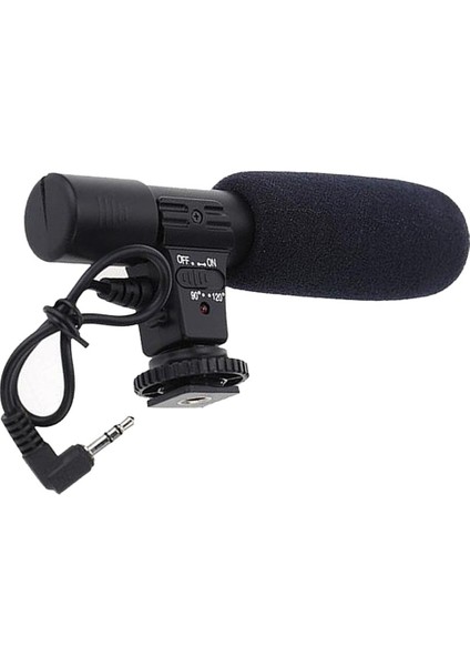 Dslr Kamera Için Stereo Kamera Mikrofon Kondenser Mikrofon Dv 3.5mm