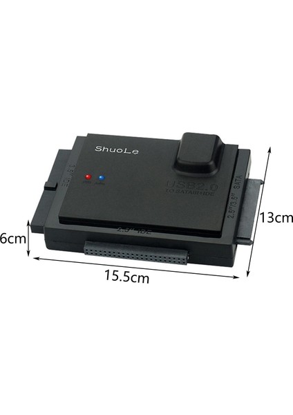 2,5 3.5 Inç Için Ide - Usb2.0 Adaptör Dönüştürücü Desteği 5 Tb