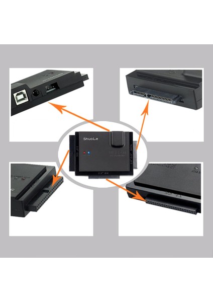 2,5 3.5 Inç Için Ide - Usb2.0 Adaptör Dönüştürücü Desteği 5 Tb
