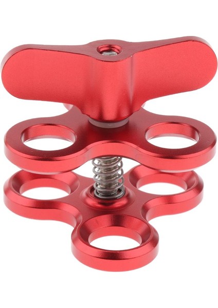 Üçlü Bilyalı Kelepçe 3 Delik, Sualtı Kolu Dalış Braketi Fotoğrafçılık fiyatları