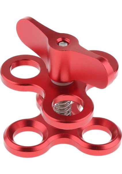 Üçlü Bilyalı Kelepçe 3 Delik, Sualtı Kolu Dalış Braketi Fotoğrafçılık fırsatları