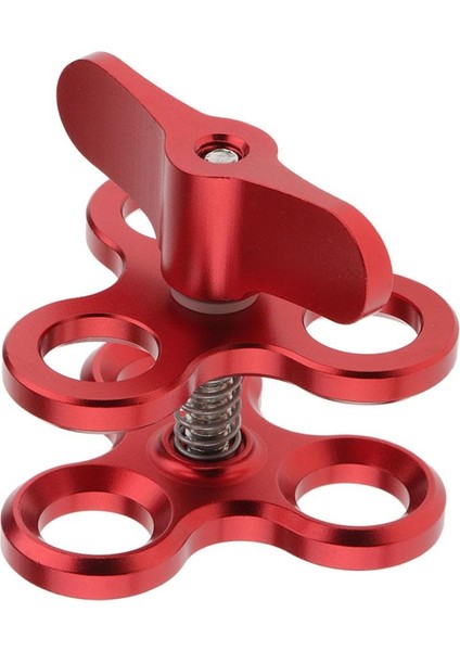 Üçlü Bilyalı Kelepçe 3 Delik, Sualtı Kolu Dalış Braketi Fotoğrafçılık indirimleri