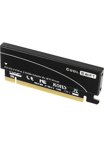 Nvme M.2 Ila 3.0 X16 Adaptör Kartı, Destek 2230 2242 2260 2280(Yurt Dışından)