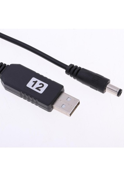 Dc 5V - Dc 12V 5.5mm x 2.1mm USB Voltaj Adım Yukarı Dönüştürücü Adaptörü(Yurt Dışından)