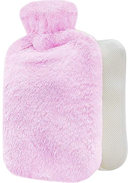 Büyük Kapasiteli Peluş Sıcak Su Torbası 2l - Pembe (Yurt Dışından)