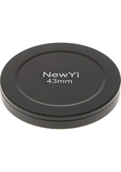 43MM Kamera Lens Filtre Depolama Çantası Metal Koruma Kutusu Kapağı Siyah