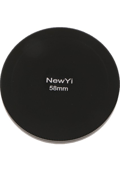 Taşınabilir 58MM Cpl Filtre Kılıfı Lens Kapak Yığın Depolama Metal Kutusu - Siyah,