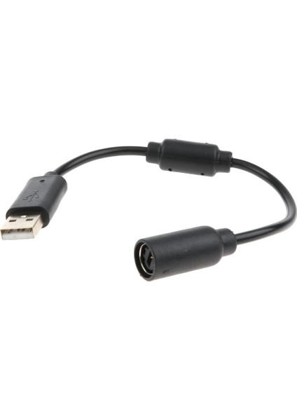 360 Denetleyici Için Gamepad USB Dönüştürücü Adaptör Kablosu 25CM/9.84 Siyah