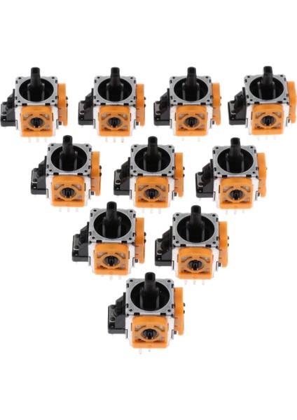 10 Parça 3 Yedek Analog Başparmak Çubuğu Rocker Için