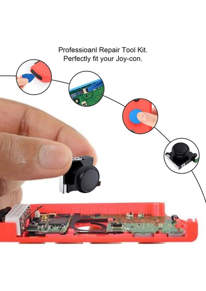 Joypad Için 2x 3D Sol Sağ Analog