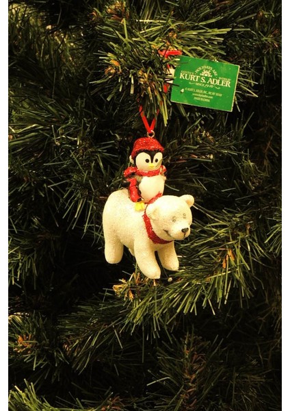 Penguen & Kutup Ayısı Yılbaşı Ağaç Süsü – 9cm modelleri