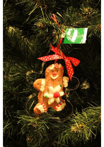 Kurabiye Kalıbı İçerisinde Renkli Gingerbread Man Yılbaşı Süsü – 10cm indirimleri