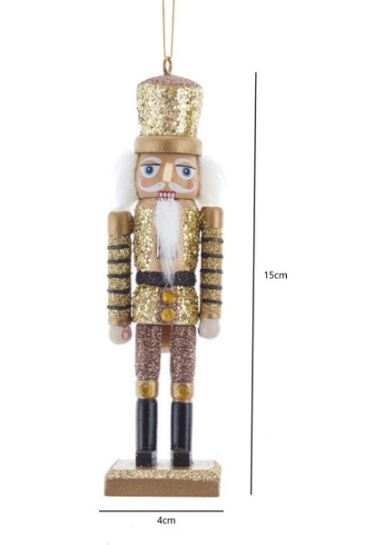 Ahşap Fındıkkıran Yılbaşı Ağaç Süsü – 15cm fiyatları