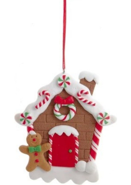 Gingerbread Man House Yılbaşı Süsü – 12cm