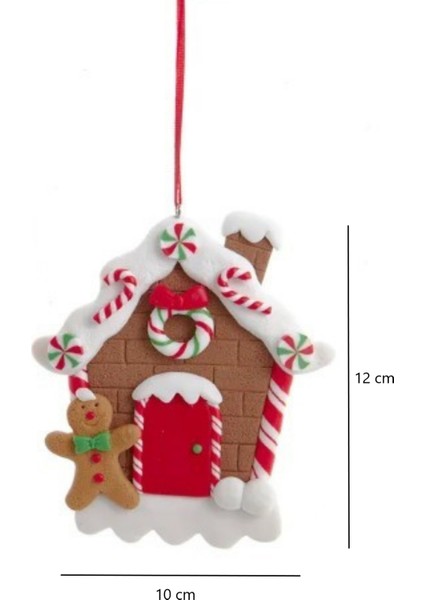 Gingerbread Man House Yılbaşı Süsü – 12cm fiyatları