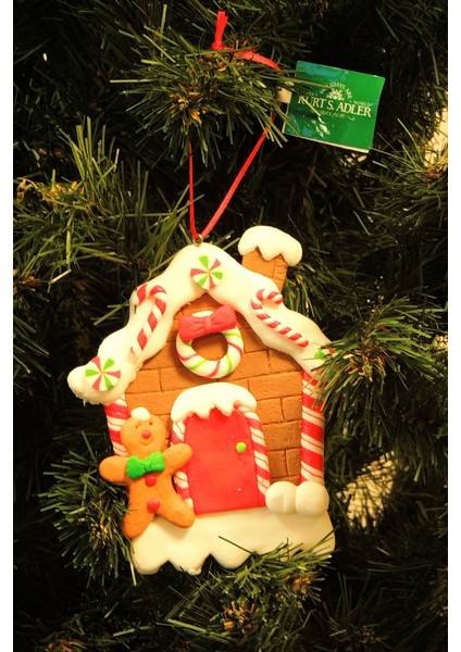 Gingerbread Man House Yılbaşı Süsü – 12cm modelleri