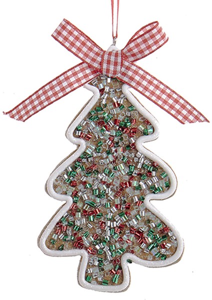 Çok Renkli Çam Ağacı Yılbaşı Süsü – 12,5cm