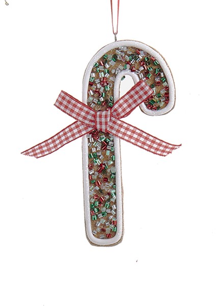 Çok Renkli Baston Şeker Yılbaşı Süsü – 12,5cm