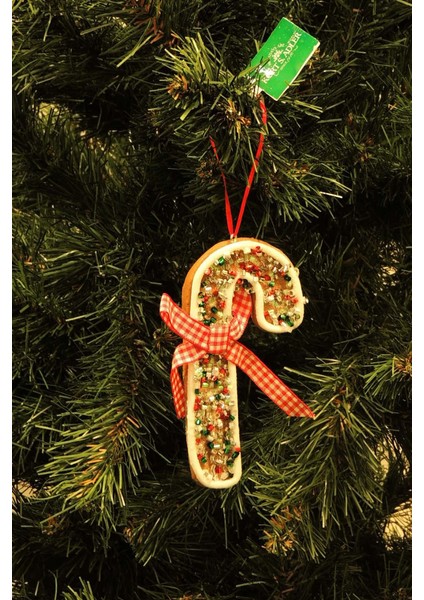 Çok Renkli Baston Şeker Yılbaşı Süsü – 12,5cm modelleri