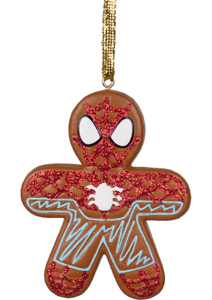 Gingerbread Spıderman Yılbaşı Ağaç Süsü – 8cm