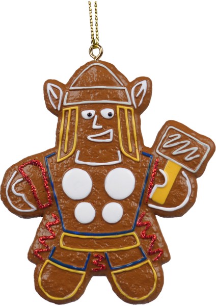 Gingerbread Thor Yılbaşı Ağaç Süsü – 8cm