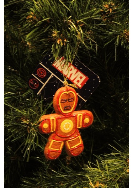 Gingerbread Iron Man Yılbaşı Ağaç Süsü – 8cm modelleri