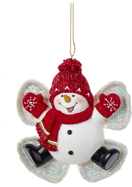 Eğlenceli Kardan Adam Yılbaşı Süsü – 10,5cm