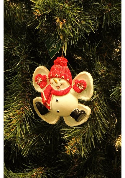 Eğlenceli Kardan Adam Yılbaşı Süsü – 10,5cm modelleri