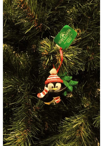 Atkılı Penguen Çam Ağacı İle Yılbaşı Süsü – 7,5cm modelleri