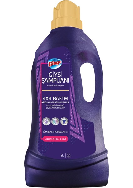 Giysi Şampuanı Arındırıcı Etki 33 Yıkama 2l