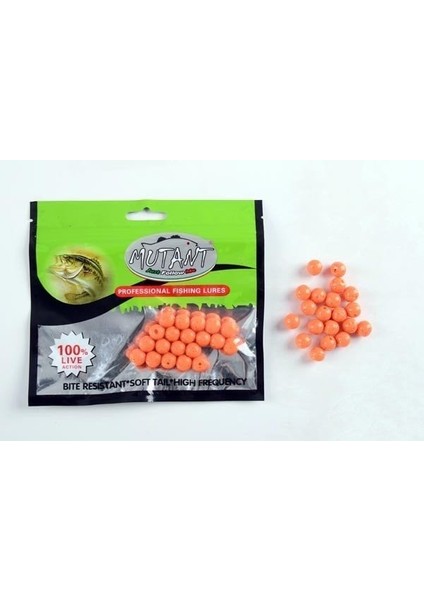 3550 Walker Silikon Boli 20'li Paket Suni Balık Yemi Turuncu