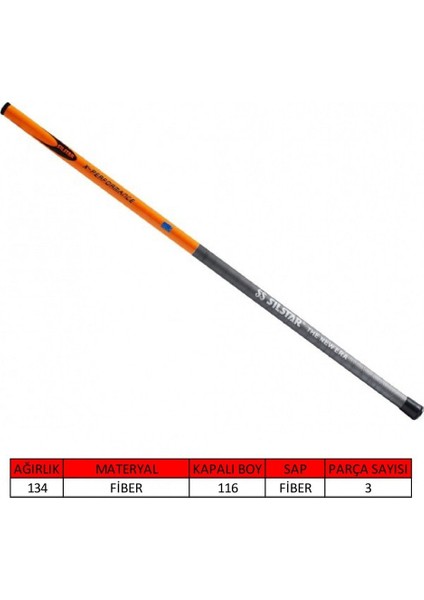 3024 Xperformance Pole Orange Göl Kamışı 800 cm