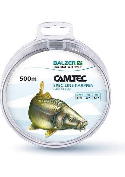 12162 Camec Speci Carp Monofilament Misina 400MT Kahverengi 0.40 mm