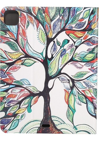 Ipad Pro 11 2022/2021/2020/2018/AIR 10.9 2022/2020 Boyalı Voltaj Kalem Yuvası Tablet Akıllı Kılıf (Mucize Ağacı) (Yurt Dışından) fırsatları