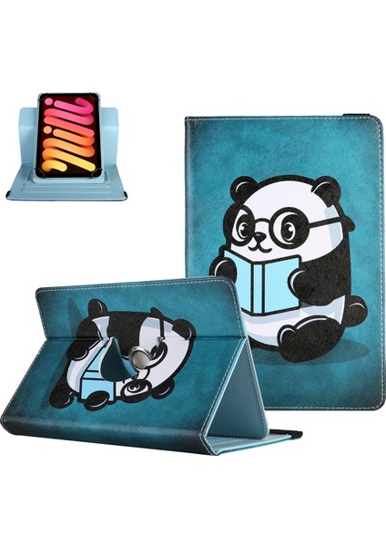 7 Inç Renkli Çizim Deri Tablet Kasası (Panda) Için (Yurt Dışından)