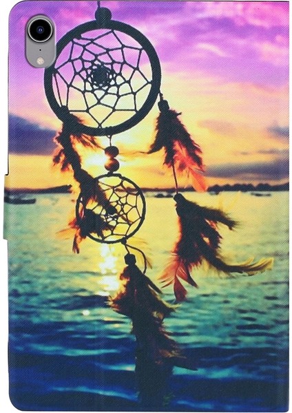 Ipad Için 10. Nesil 10.9 2022 Voltaj Doku Renkli Boyama Deri Tablet Kılıfı (Dreamcatcher) (Yurt Dışından) fırsatları