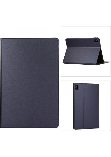 Xiaomi Redmi Pad Için 10.61 Voltaj Elastik Doku Flip Tablet Deri Kılıf (Koyu Mavi) (Yurt Dışından) fiyatları