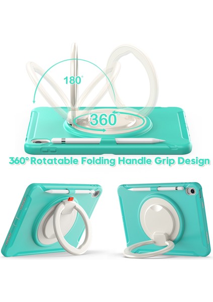 Ipad Için 10. Nesil 10.9 2022 Şok Geçirmez Tpu Pc Koruyucu Tablet Kılıfı (Nane Yeşil) (Yurt Dışından) modelleri