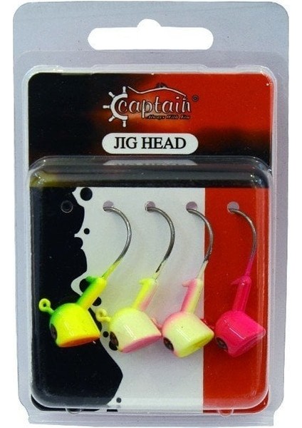 Jig Head Bastet 4'lü Mix Set Kesik Kafa Jig Head 10 gr