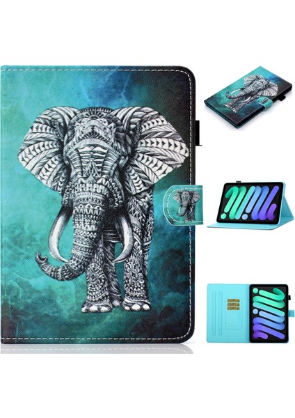 Ipad Için 10. Nesil 10.9 2022 Renkli Çizim Dikiş Akıllı Deri Tablet Kılıfı (Fil) (Yurt Dışından) modelleri